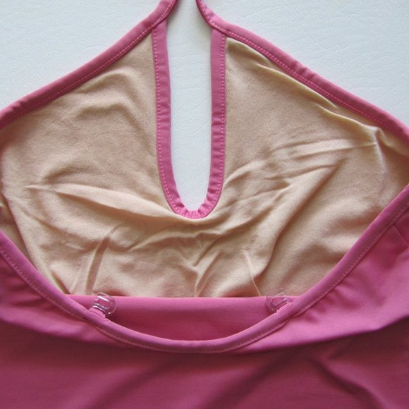 New Women’s Girl’s Sun Streak by Newport News Pink Swim Beach Ware top size 8 - Picture 6 of 11